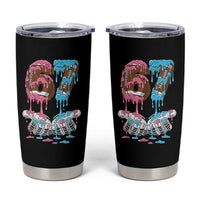 67 Football Meme Tumbler Cup Six Seven Sports American Football Ice Cream Drip - Wonder Print Shop