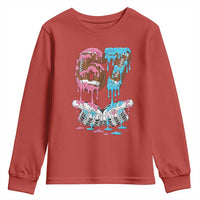 67 Football Meme Youth Sweatshirt Six Seven Sports American Football Ice Cream Drip - Wonder Print Shop
