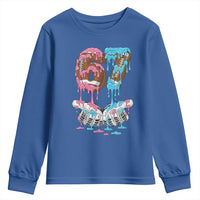 67 Football Meme Youth Sweatshirt Six Seven Sports American Football Ice Cream Drip - Wonder Print Shop