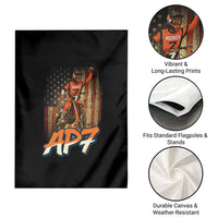 Dirt Bike American Flag Garden Flag - Wonder Print Shop