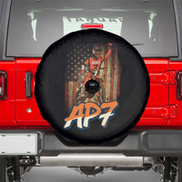 Dirt Bike American Flag Spare Tire Cover - Wonder Print Shop