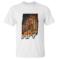 Dirt Bike American Flag T Shirt - Wonder Print Shop