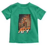 Dirt Bike American Flag Toddler T Shirt - Wonder Print Shop