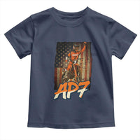 Dirt Bike American Flag Toddler T Shirt - Wonder Print Shop