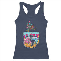 67 Six Seven Meme Racerback Tank Top Funny Dirt Bike Motocross Ice Cream Drip - Wonder Print Shop