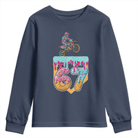 67 Six Seven Meme Youth Sweatshirt Funny Dirt Bike Motocross Ice Cream Drip - Wonder Print Shop