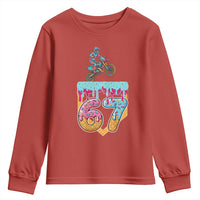 67 Six Seven Meme Youth Sweatshirt Funny Dirt Bike Motocross Ice Cream Drip - Wonder Print Shop