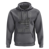 Funny Dirt Bike Motocross Hoodie Never Underestimate An Old Man With A Dirt Bike Motocross - Wonder Print Shop