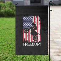 Freedom Motocross Dirt Bike Garden Flag Patriotic American Flag - Wonder Print Shop