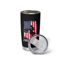 Freedom Motocross Dirt Bike Tumbler Cup Patriotic American Flag - Wonder Print Shop