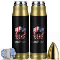 Dirt Bike American Flag Patriotic Bullet Tumbler If Dirt Ain't Flyin You Ain't Tryin - Wonder Print Shop