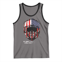 Dirt Bike American Flag Patriotic Tank Top If Dirt Ain't Flyin You Ain't Tryin - Wonder Print Shop