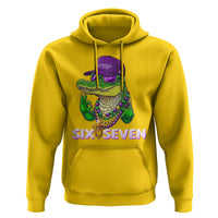 Mardi Gras Alligator Hoodie Funny Six Seven MAGA Political Meme