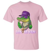 Mardi Gras Alligator T Shirt Funny Six Seven MAGA Political Meme