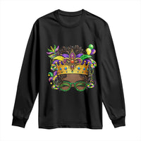Mardi Gras Queen Long Sleeve Shirt Messy Pun Carnival Party