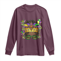 Mardi Gras Queen Long Sleeve Shirt Messy Pun Carnival Party