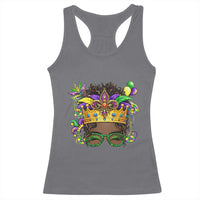 Mardi Gras Queen Racerback Tank Top Messy Pun Carnival Party