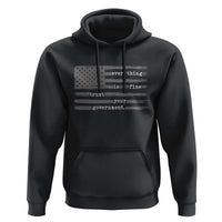 Everything is Fine Trust Your Government Hoodie Funny Political Sarcastic American Flag