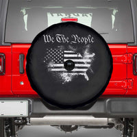 We The People Spare Tire Cover Vintage Grunge American Flag 4th of July 1776