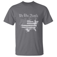 We The People T Shirt Vintage Grunge American Flag 4th of July 1776