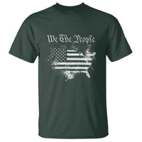 We The People T Shirt Vintage Grunge American Flag 4th of July 1776