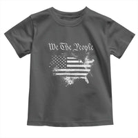 We The People Toddler T Shirt Vintage Grunge American Flag 4th of July 1776