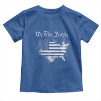 We The People Toddler T Shirt Vintage Grunge American Flag 4th of July 1776