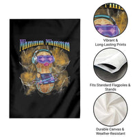 Funny Burnt Peanut Goop Garden Flag DJ Music Meme