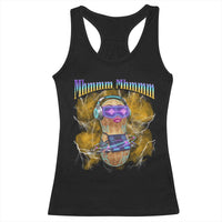 Funny Burnt Peanut Goop Racerback Tank Top DJ Music Meme