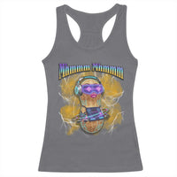 Funny Burnt Peanut Goop Racerback Tank Top DJ Music Meme