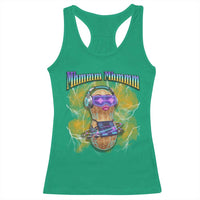 Funny Burnt Peanut Goop Racerback Tank Top DJ Music Meme