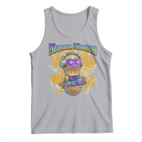 Funny Burnt Peanut Goop Tank Top DJ Music Meme