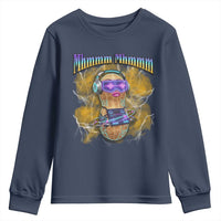 Funny Burnt Peanut Goop Youth Sweatshirt DJ Music Meme