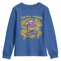 Funny Burnt Peanut Goop Youth Sweatshirt DJ Music Meme