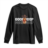 Funny Burnt Peanut Goop Long Sleeve Shirt Internet Viral Meme Trendy