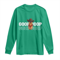Funny Burnt Peanut Goop Long Sleeve Shirt Internet Viral Meme Trendy