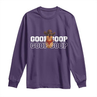 Funny Burnt Peanut Goop Long Sleeve Shirt Internet Viral Meme Trendy