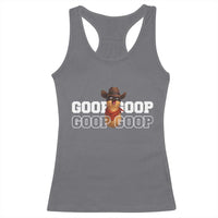 Funny Burnt Peanut Goop Racerback Tank Top Internet Viral Meme Trendy