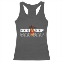 Funny Burnt Peanut Goop Racerback Tank Top Internet Viral Meme Trendy