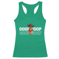 Funny Burnt Peanut Goop Racerback Tank Top Internet Viral Meme Trendy