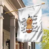 Funny Burnt Peanut Garden Flag Goop Bungulato Homage