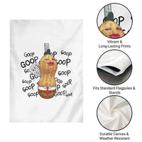 Funny Burnt Peanut Garden Flag Goop Bungulato Homage