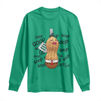 Funny Burnt Peanut Long Sleeve Shirt Goop Bungulato Homage