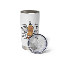 Funny Burnt Peanut Tumbler Cup Goop Bungulato Homage