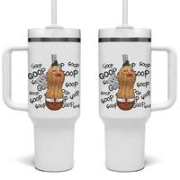 Funny Burnt Peanut Tumbler With Handle Goop Bungulato Homage