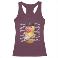Funny Burnt Peanut Goop Racerback Tank Top Mhmmm Goop Bungulato