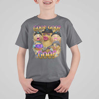 Funny Burnt Peanut Goop T Shirt For Kid Bungulato 90s Bootleg Meme Trendy