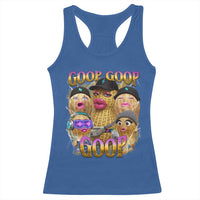 Funny Burnt Peanut Goop Racerback Tank Top Bungulato 90s Bootleg Meme Trendy