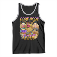 Funny Burnt Peanut Goop Tank Top Bungulato 90s Bootleg Meme Trendy