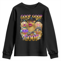 Funny Burnt Peanut Goop Youth Sweatshirt Bungulato 90s Bootleg Meme Trendy